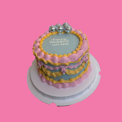 Disco Retro Cake