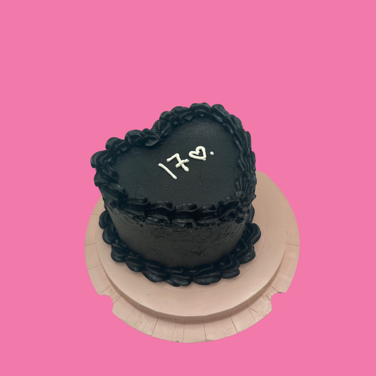 Black Heart Cake