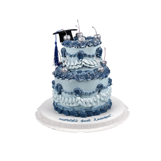 Blue Vintage Cake