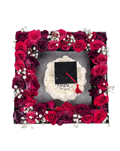 Graduation Flower Tray 2