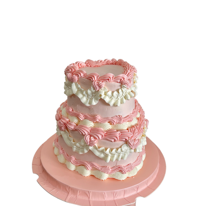 Pink Heart Double Layer