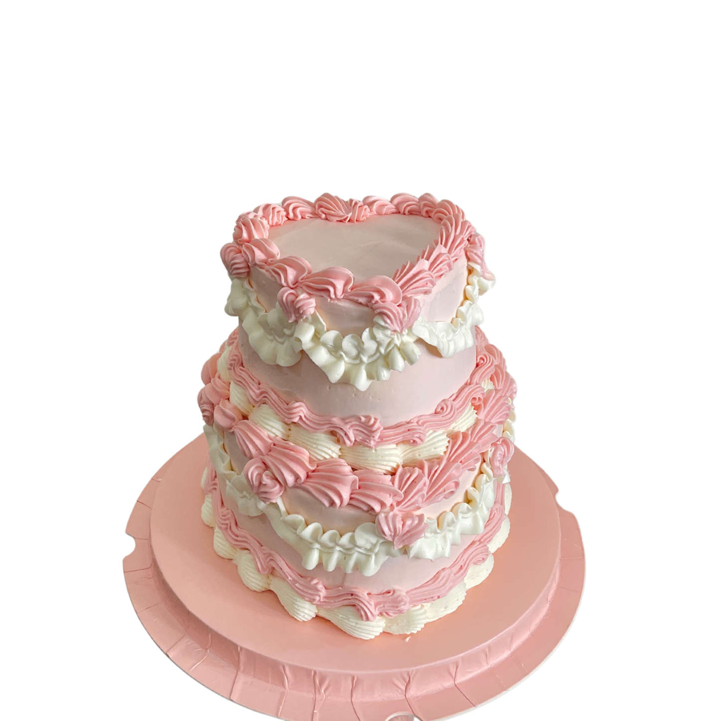 Pink Heart Double Layer