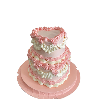 Pink Heart Double Layer