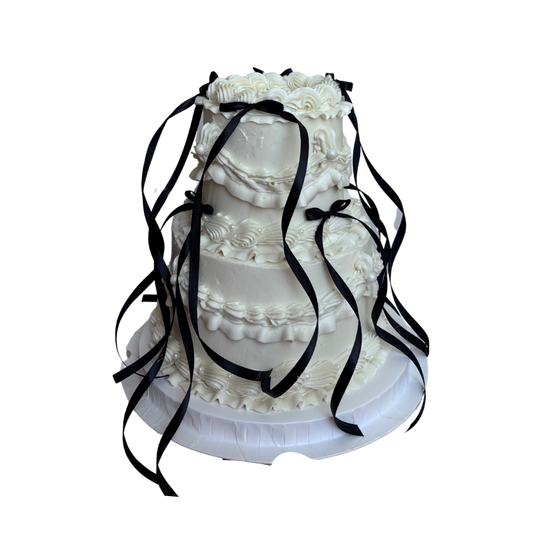 Two Tier Bow Cake