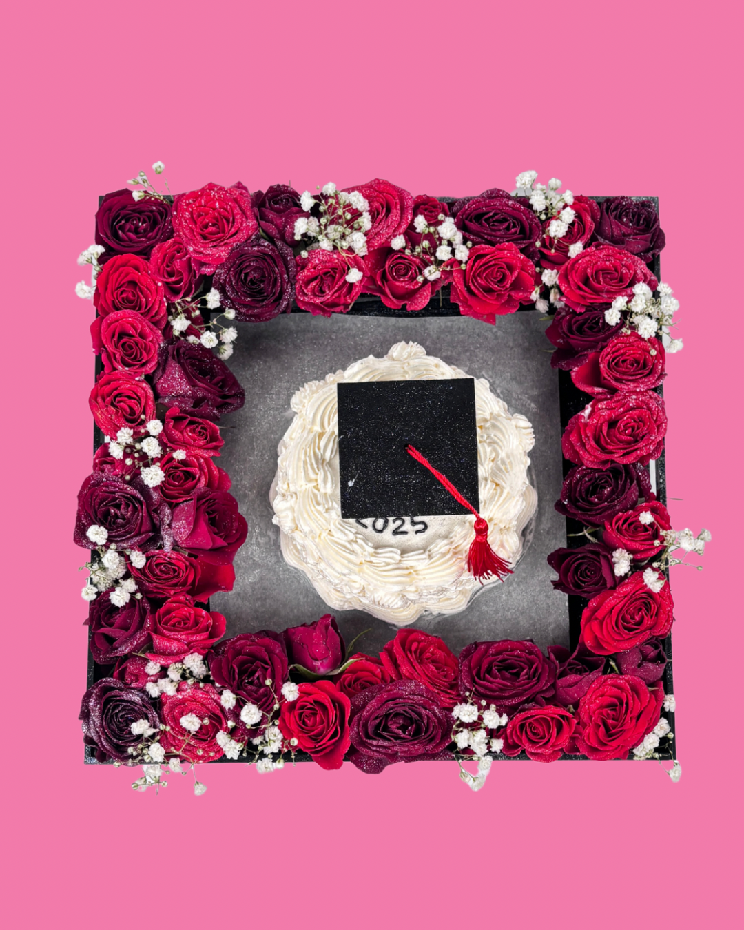 Graduation Flower Tray 2