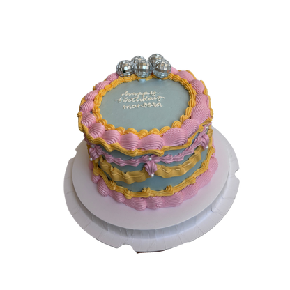 Disco Retro Cake
