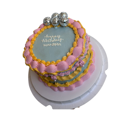 Disco Retro Cake
