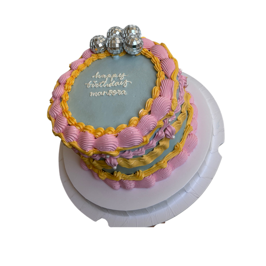 Disco Retro Cake