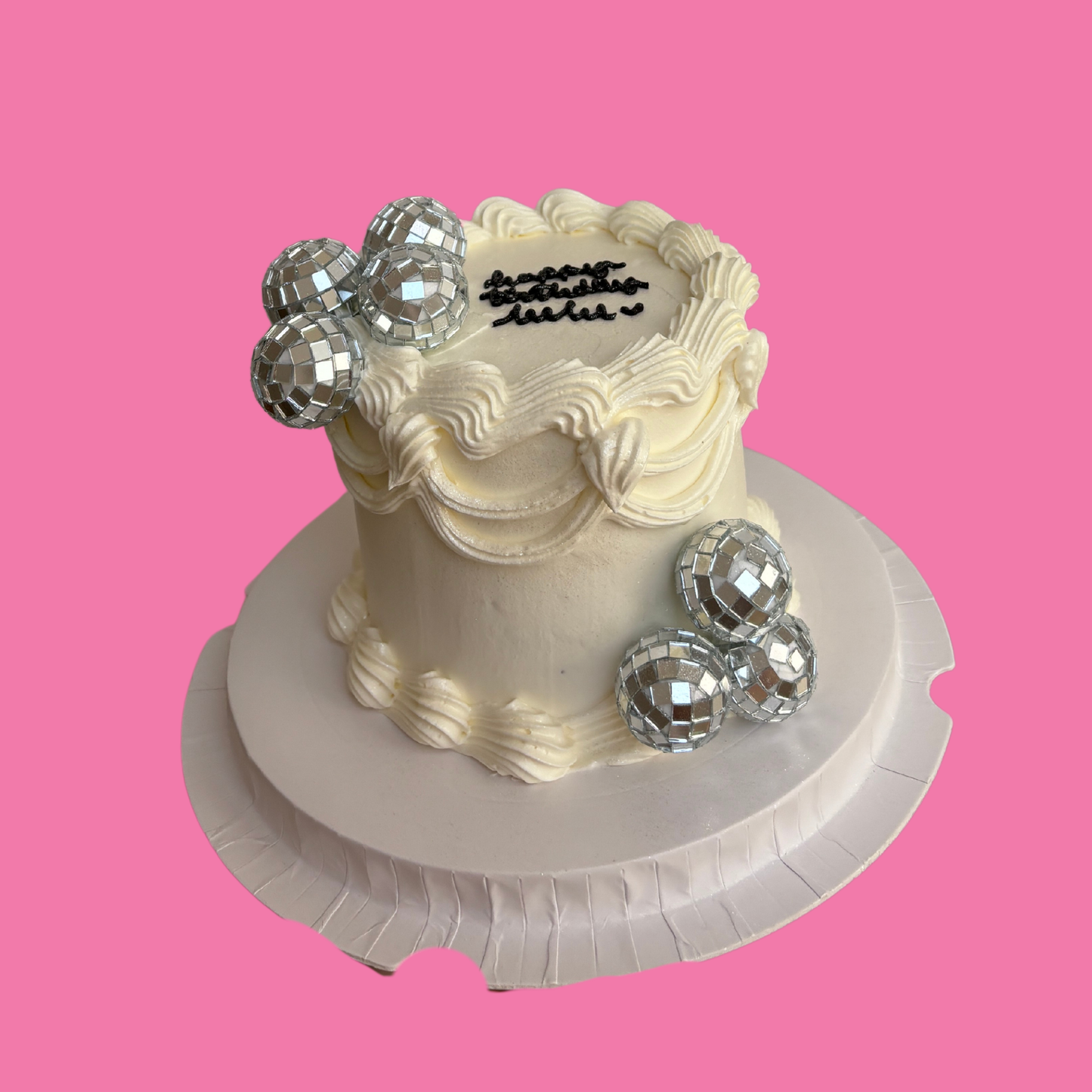 Plain Disco Cake