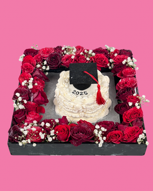 Graduation Flower Tray 2