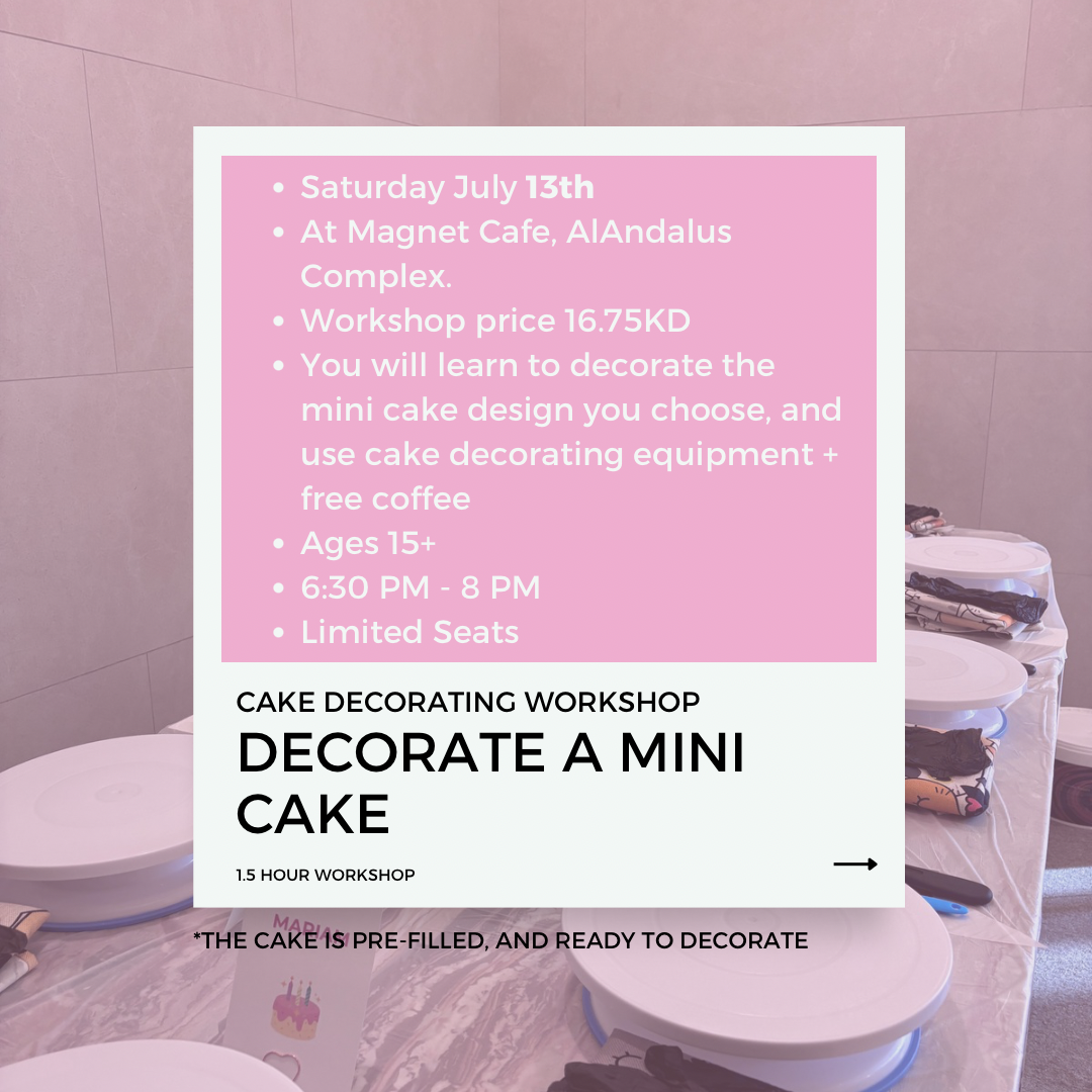 Cake Decorating Workshop ورشة تزيين الكيك